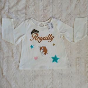 NWT Children's Place 2T Royalty Shirt